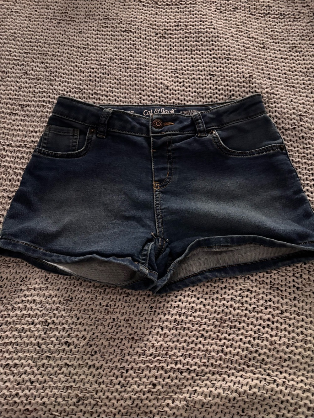 Cat & Jack Dark Blue Denim Kids Shorts